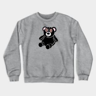 Plush Black Bear Crewneck Sweatshirt